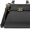 Michael Kors Reed Extra Small Pebbled Leather Satchel Blackad