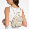 Michael Kors Jaycee Extra Small Signature Logo Backpack Light Cream Multieh