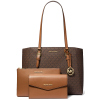 Michael Kors Charlotte Large 3 in 1 Signature Logo Tote Bag Vanillad