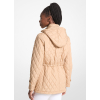 Michael Kors Quilted Hooded Jacket Khakib