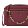 Michael Kors Jet Set Large Saffiano Leather Crossbody Bag Cherryf