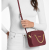 Michael Kors Jet Set Large Saffiano Leather Crossbody Bag Cherryg