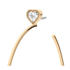 Michael Kors Ocel Náušnice Gold Heartb