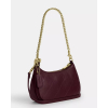 COACH Kabelka Teri Mini Crossbody Bag With Quilting Gold Dark Winec