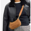 COACH Kabelka Teri Mini Crossbody Bag In Shearling Gold Dark Natural Honey Brownub