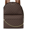 Michael Kors Slater Medium Signature Logo Backpack Brownt