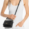 Michael Kors Kabelka Jet Set Small Pebbled Leather Smartphone Convertible Crossbody Bag Blacktd