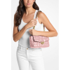 Michael Kors Soho Large Quilted Shoulder Bag powder blushc