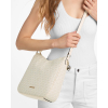 Michael kors Nayla Medium Signature Logo Messenger Bag Light Cream multif