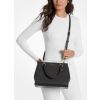 Michael Kors Marilyn Medium Saffiano Leather Satchel Blackd