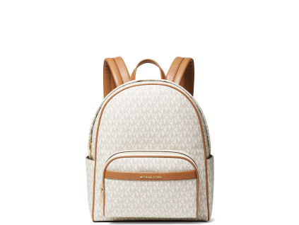 Michael Kors Bex Medium Signature Logo Backpack Vanillaa23