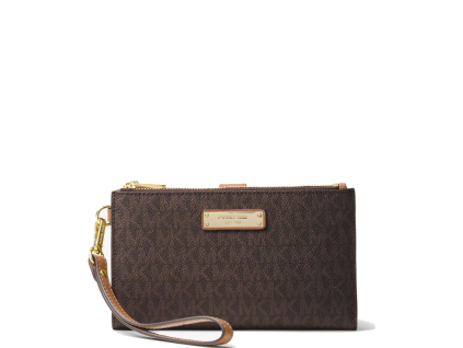 Michael Kors Peněženka Adele Logo Smartphone Brown