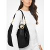 Michael Kors Kabelka Lillie Signature Chain Shoulder Tote Black Goldd