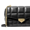 Michael Kors Soho Large Quilted Shoulder Bag blackz