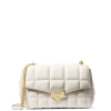 Michael Kors Soho Large Quilted Shoulder Bag Light creamu