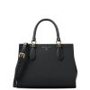 Michael Kors Marilyn Medium Saffiano Leather Satchel Black