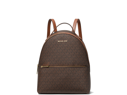 Michael Kors Sheila Medium Logo Backpack Brown22