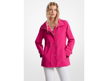 Michael Kors Bunda Woven Hooded Anorak Dragon Fruita
