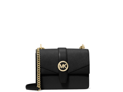 Michael Kors Greenwich Small Saffiano Leather Crossbody Bag Blacka2
