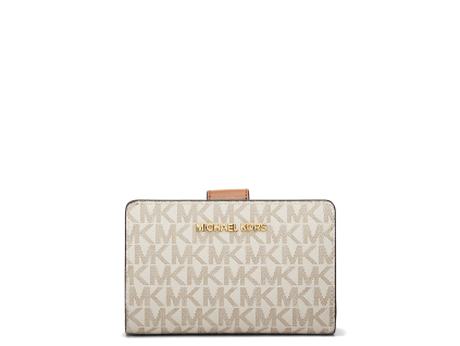 Michael Kors Peněženka Medium Signature Logo Wallet Vanillaa2