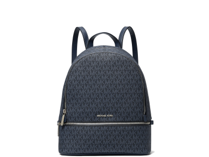 Michael Kors Batoh Rhea Medium Signature Logo Backpack Admiral2