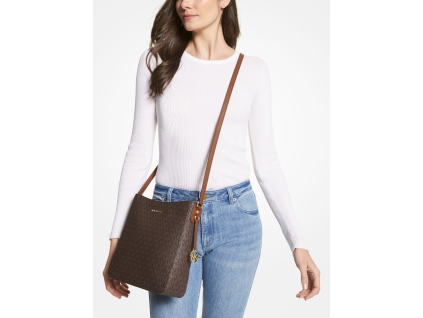 Jet Set Travel Large Logo Messenger Bagd