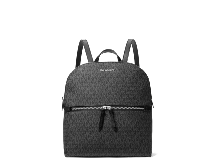 Michael Kors Batoh Dallas Medium Signature Logo Backpack Blackh