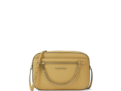 Michael Kors Jet Set Large Saffiano Leather Crossbody Bag Honeyz