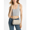 Michael Kors Medium Logo Convertible Crossbody Bag Vanillal2