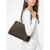 Teagan Signature Long Drop Satchel Brown Acorn Goldperson