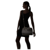 Calvin Klein On My Corner Saffiano Leather Satchel Black Goldperson