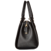 Calvin Klein On My Corner Saffiano Leather Satchel Black Goldsidea