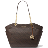Michael Kors Jet Set Large Logo Tote Bag Brown
