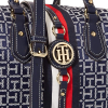 Tommy Hilfiger Handbag Jaden Satchel detail navy white