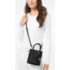 Michael Kors Kabelka Mercer Extra Small Pebbled Leather Crossbody Bag Blackabc