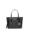 Michael Kors Kabelka Jet Set Travel Extra Small Logo Top Zip Tote Bag Blackaa