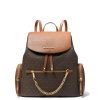 Michael Kors Batoh Jet Set Large Logo Backpack Brownaa