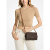 Michael Kors Medium Logo Convertible Crossbody Bag Brownl