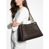 Michael Kors Kabelka Trisha Large Logo Shoulder Bag Brownc