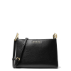 Michael Kors Trisha Medium Pebbled Leather Crossbody Bag Black23