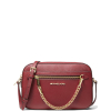 Michael Kors Kabelka Jet Set Large Saffiano Leather Crossbody Bag Dark Cherry22