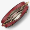 Michael Kors Kabelka Jet Set Large Saffiano Leather Crossbody Bag Dark Cherryb