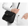 Michael Kors Emilia Small Leather Crossbody Bag Blackh6