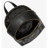 Michael Kors Brooklyn Leather Medium Backpack Blackf