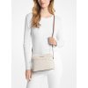 Michael Kors Jet Set Travel Medium Logo Dome Crossbody Bag Vanillac3
