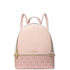 Michael Kors Rhea Medium Signature Logo Backpack Powder Blush Multi22