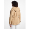 Michael Kors Bunda Woven Hooded Anorak Khakib