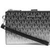 Michael Kors Jet Set Large Ombré Signature Logo Wristlet Black223