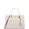 Michael Kors Kabelka Sheila Medium Logo Satchel Light Cream Multi2