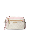 Michael Kors Jet Set Large Logo Crossbody Bag Powder Blush Multi23